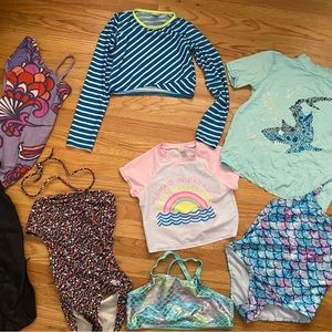 Bathing suit bundle girls Size 10-12